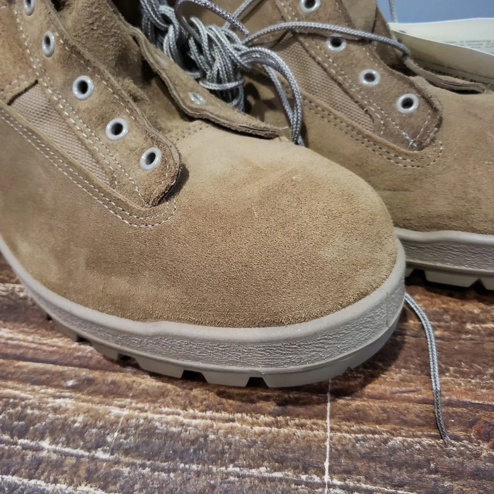 McRae Combat Boots Men 13W 18-D-1034 Tan Like New Tactical Vibram Desert US Army